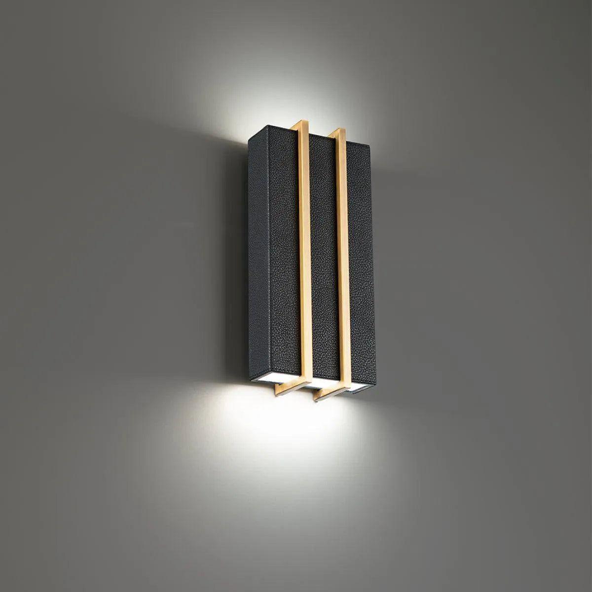 Modern Forms - Poet LED Wall Light - WS-36112-BK/AB - Canada Light Shop