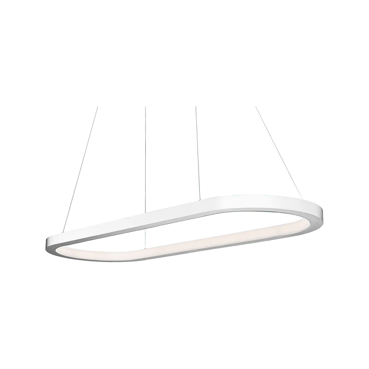 Modern Forms - Racetrack LED Linear Pendant - PD-53046-27-AL - Canada Light Shop