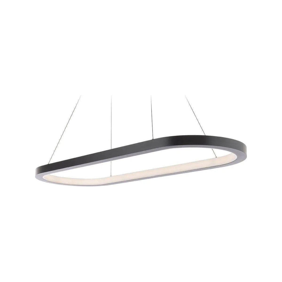 Modern Forms - Racetrack LED Linear Pendant - PD-53046-27-AL - Canada Light Shop