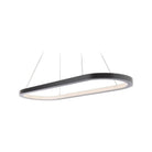 Modern Forms - Racetrack LED Linear Pendant - PD-53046-27-BK - Canada Light Shop