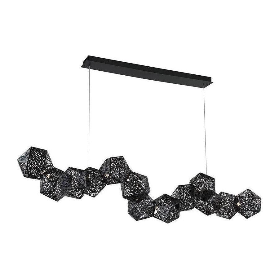 Modern Forms - Riddle LED Linear Pendant - PD-62864-BK - Canada Light Shop