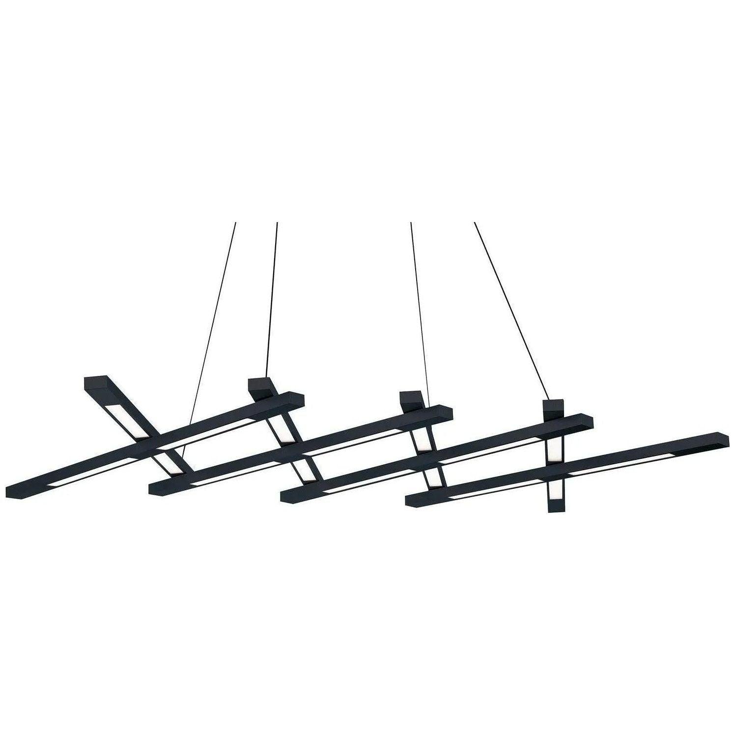 Modern Forms - Scissors LED Linear Pendant - PD-32880-BK - Canada Light Shop