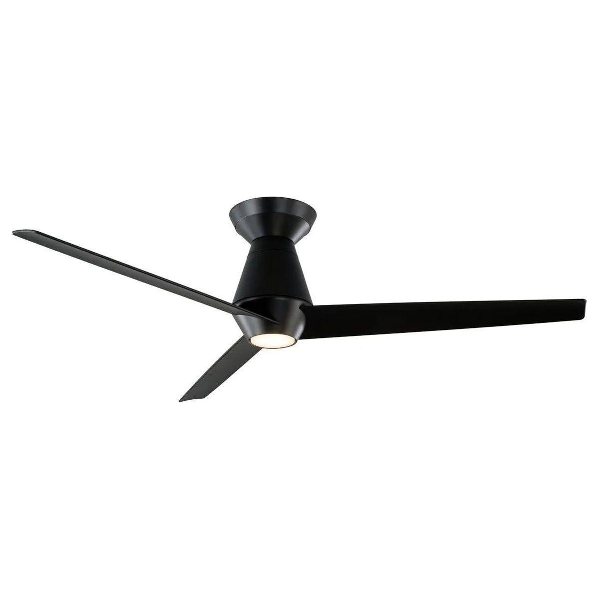 Modern Forms - Slim Flush Ceiling Fan - FH-W2003-52L-27-MB - Canada Light Shop