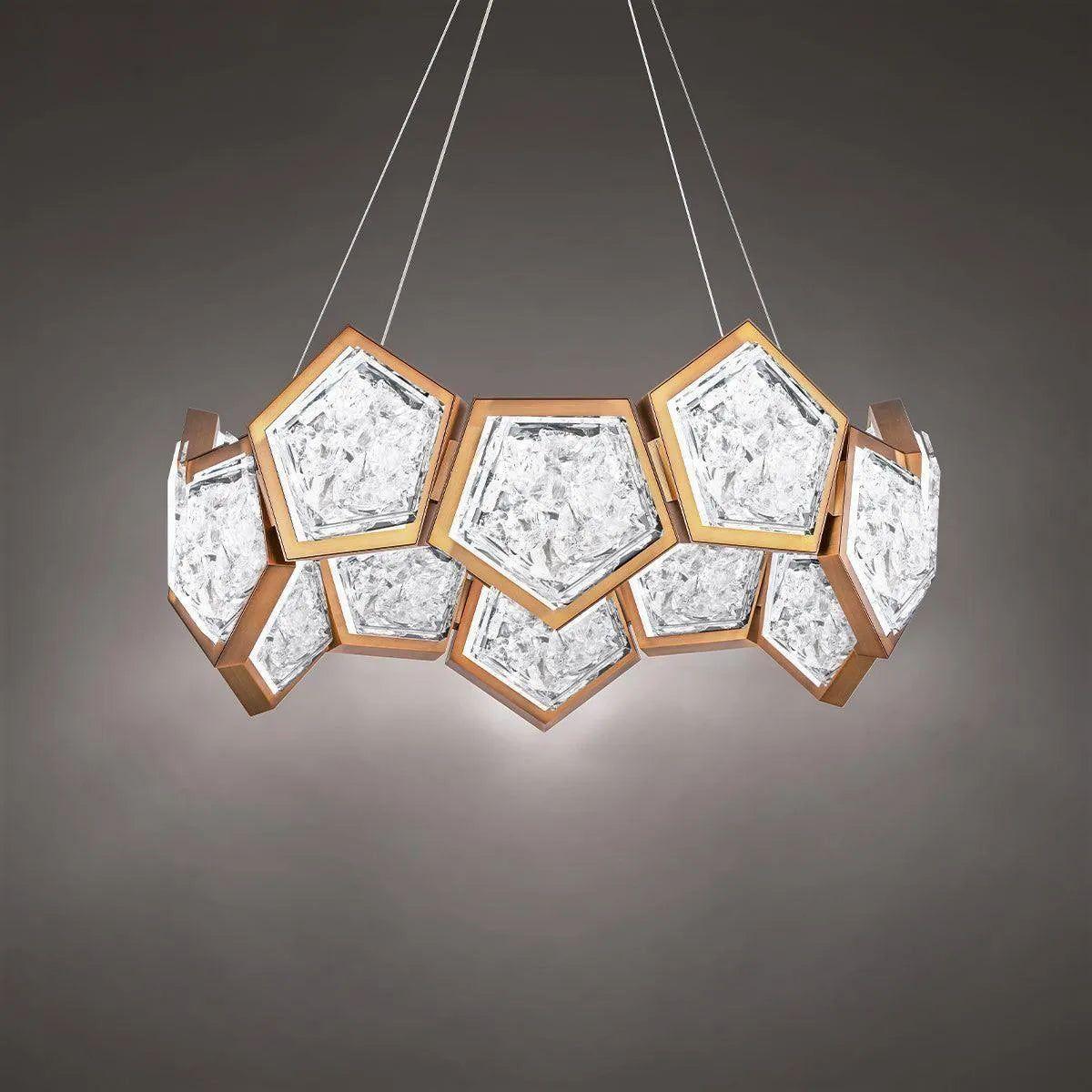 Modern Forms - Starlight Starbright LED Chandelier - PD-74126-AB - Canada Light Shop