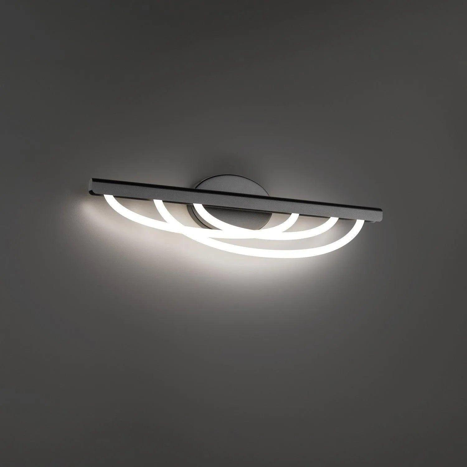 Modern Forms - Swoop LED Bath Vanity - WS-32424-BK - Canada Light Shop