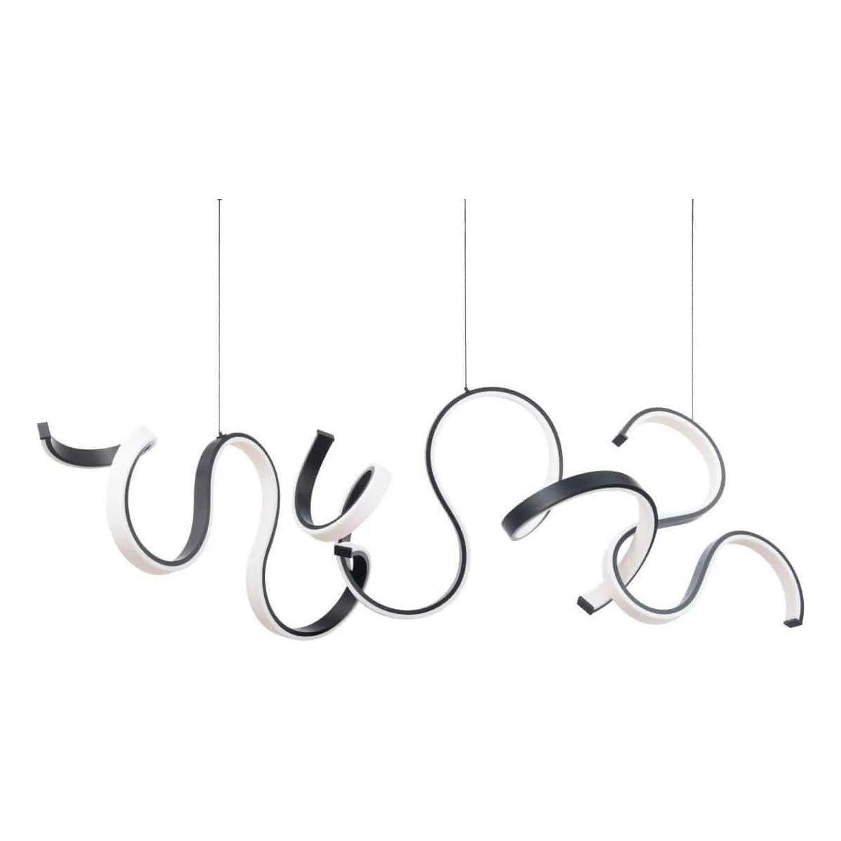 Modern Forms - Tempest LED Linear Pendant - PD-44267-BK - Canada Light Shop