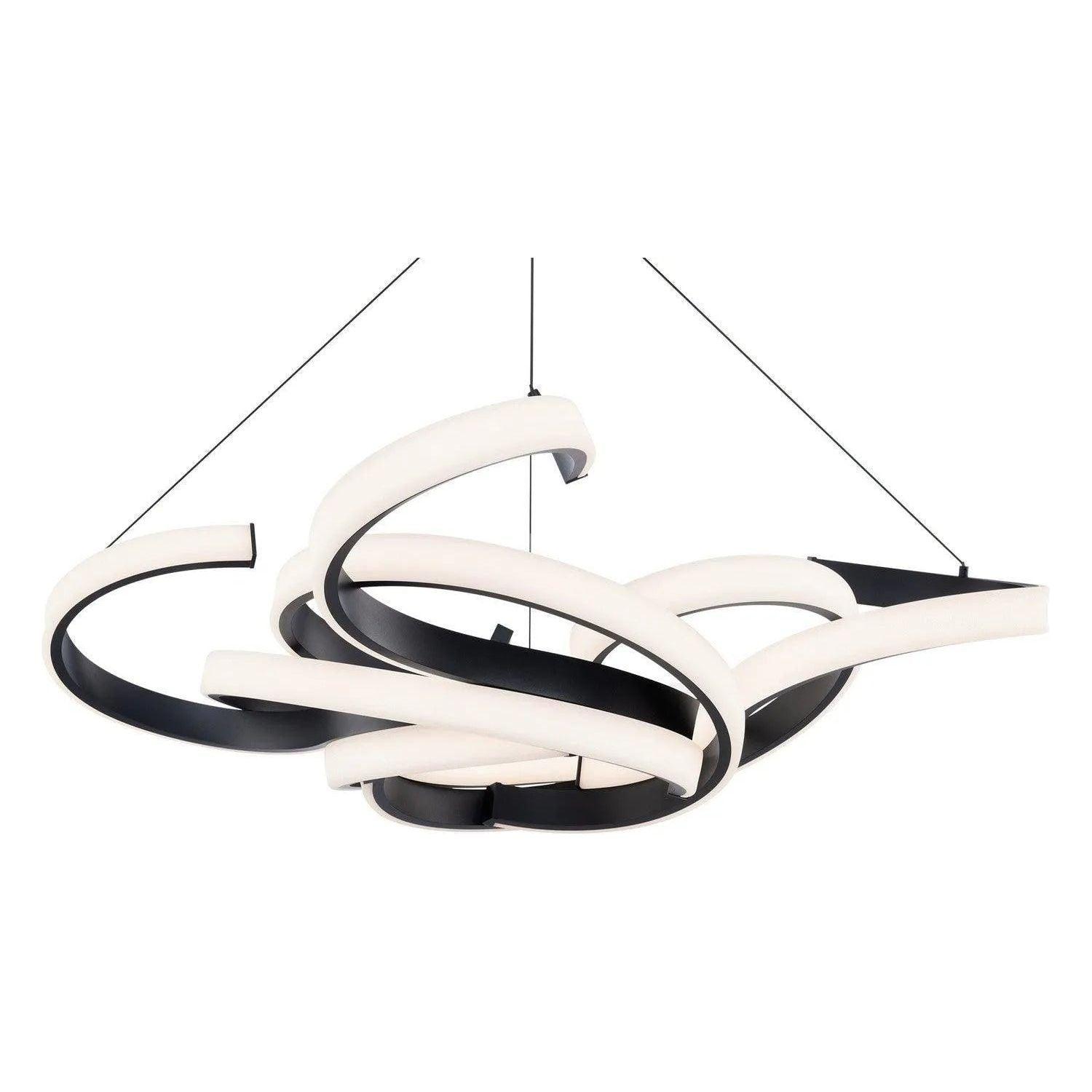 Modern Forms - Woven LED Chandelier - PD-22452-BK - Canada Light Shop