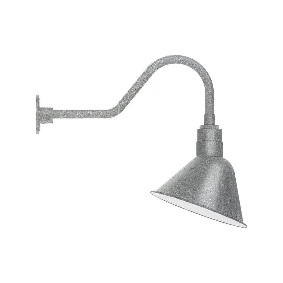 Montclair Light Works - Angle 12" Gooseneck Wall Light - GNB103-49 - Canada Light Shop