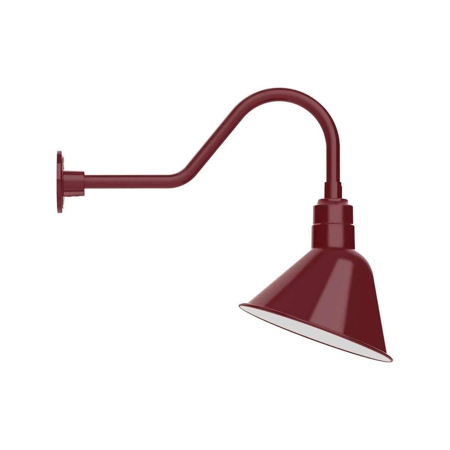 Montclair Light Works - Angle 12" Gooseneck Wall Light - GNB103-55 - Canada Light Shop