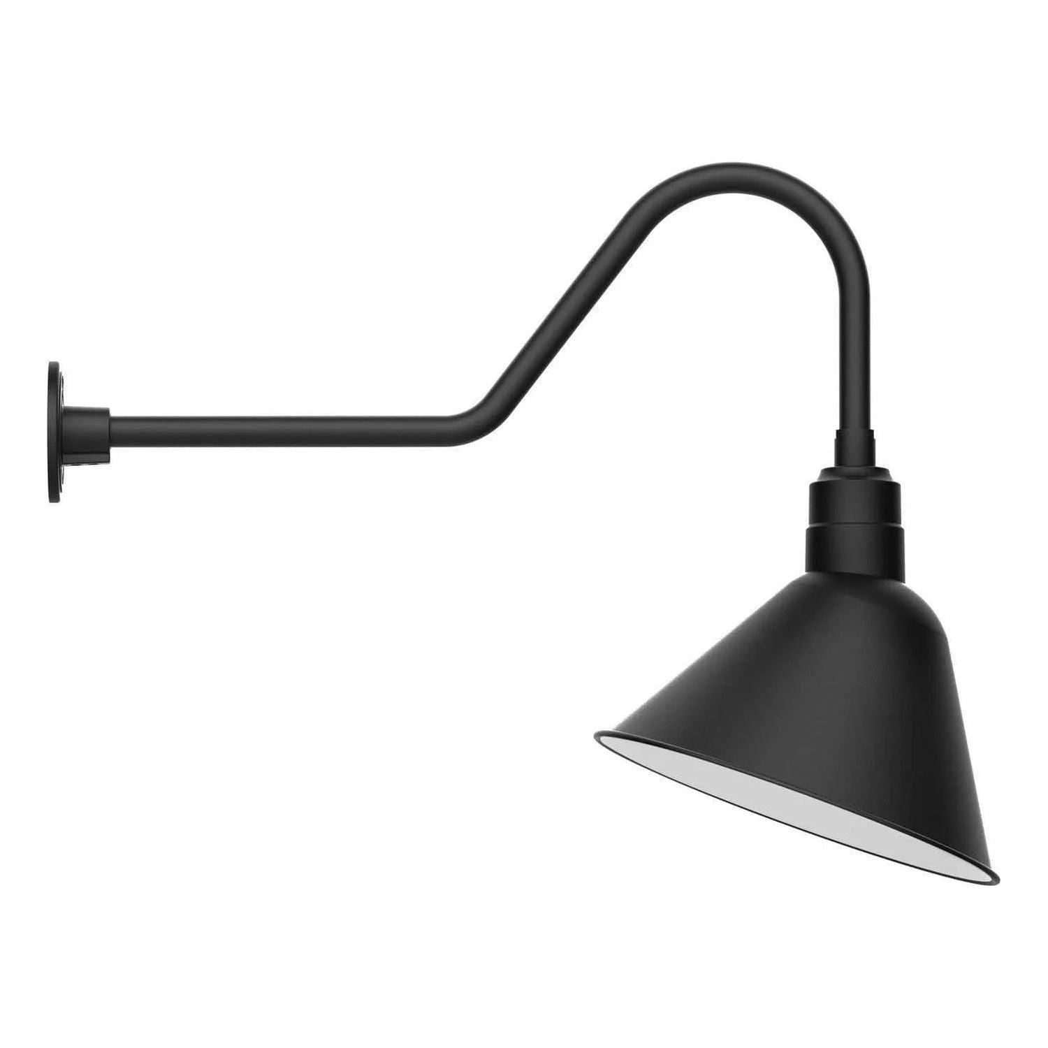 Montclair Light Works - Angle 14" Gooseneck Wall Light - GNC104-41 - Canada Light Shop