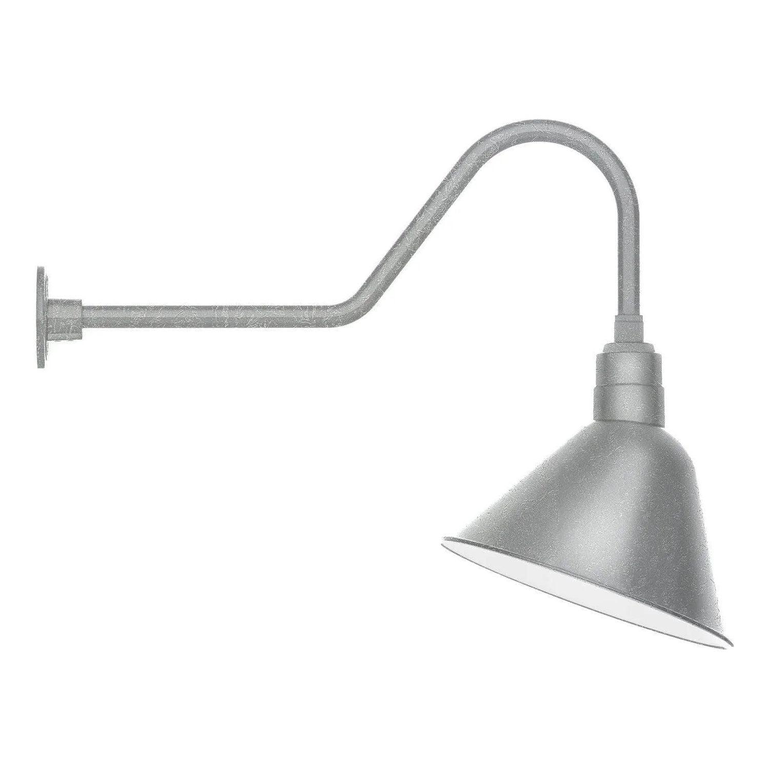 Montclair Light Works - Angle 14" Gooseneck Wall Light - GNC104-49 - Canada Light Shop