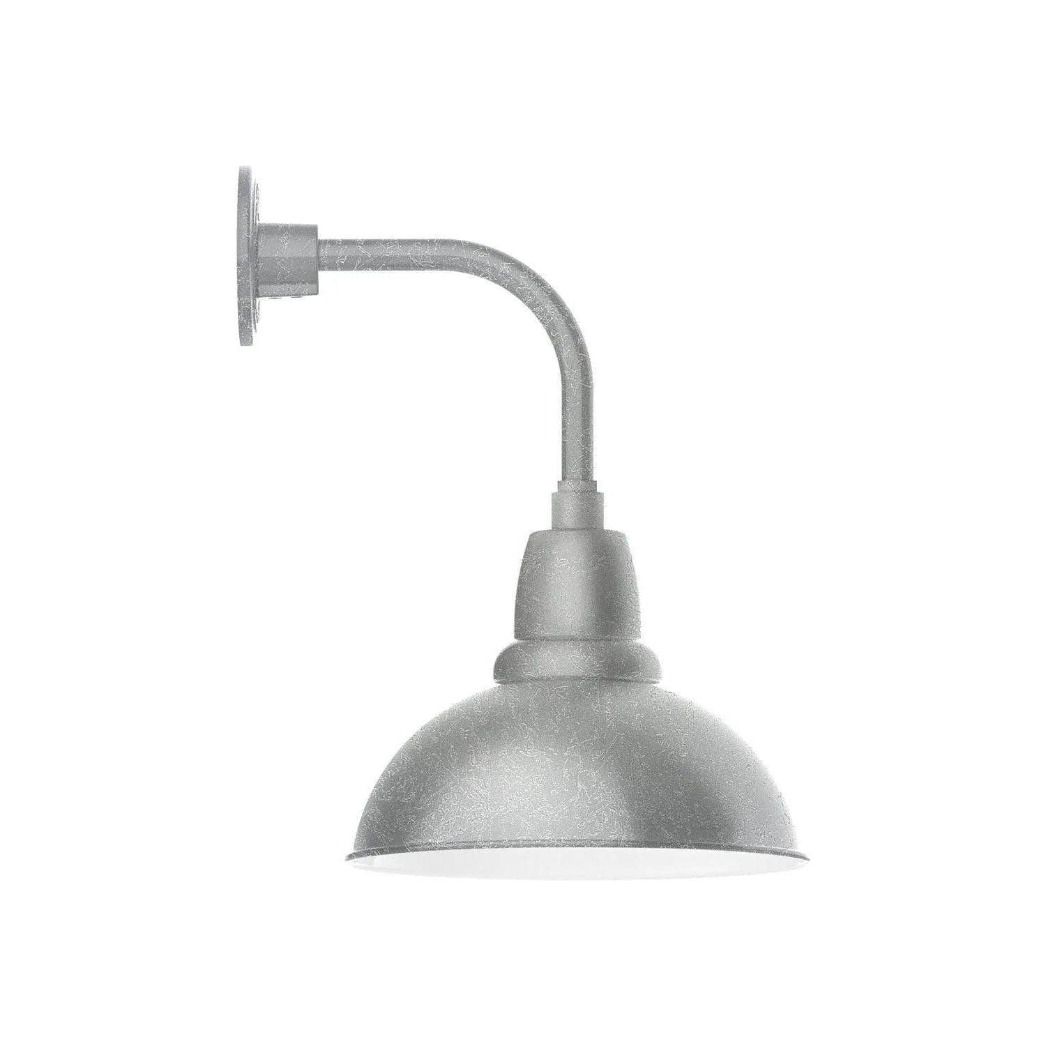 Montclair Light Works - Cafe 12 Inch Curved Arm Wall Light - GNT106-49 - Canada Light Shop