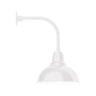 Montclair Light Works - Cafe 14" Curved Arm Wall Light - GNU107-44 - Canada Light Shop