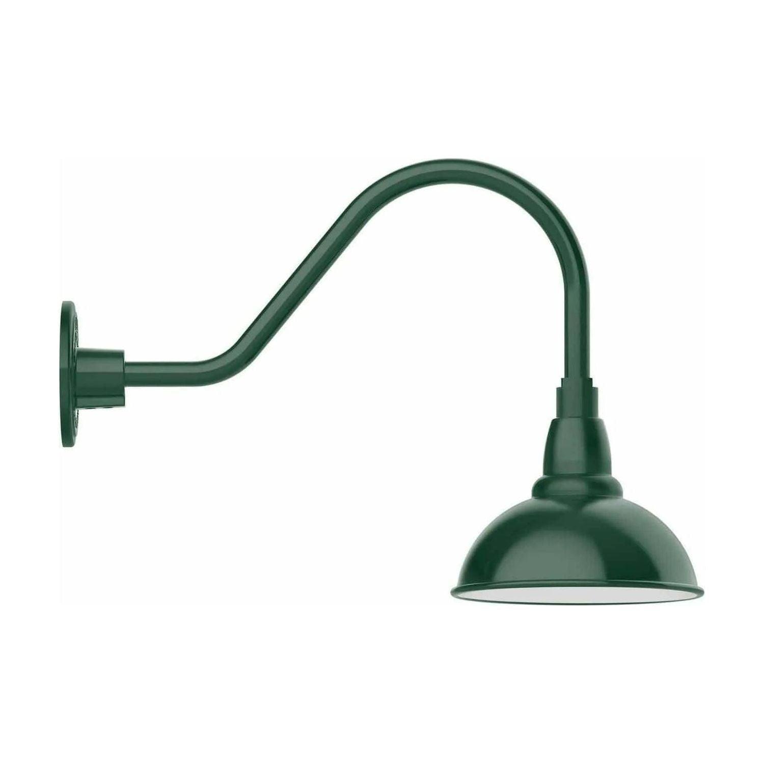 Montclair Light Works - Cafe 8" Gooseneck Wall Light - GNA105-42 - Canada Light Shop