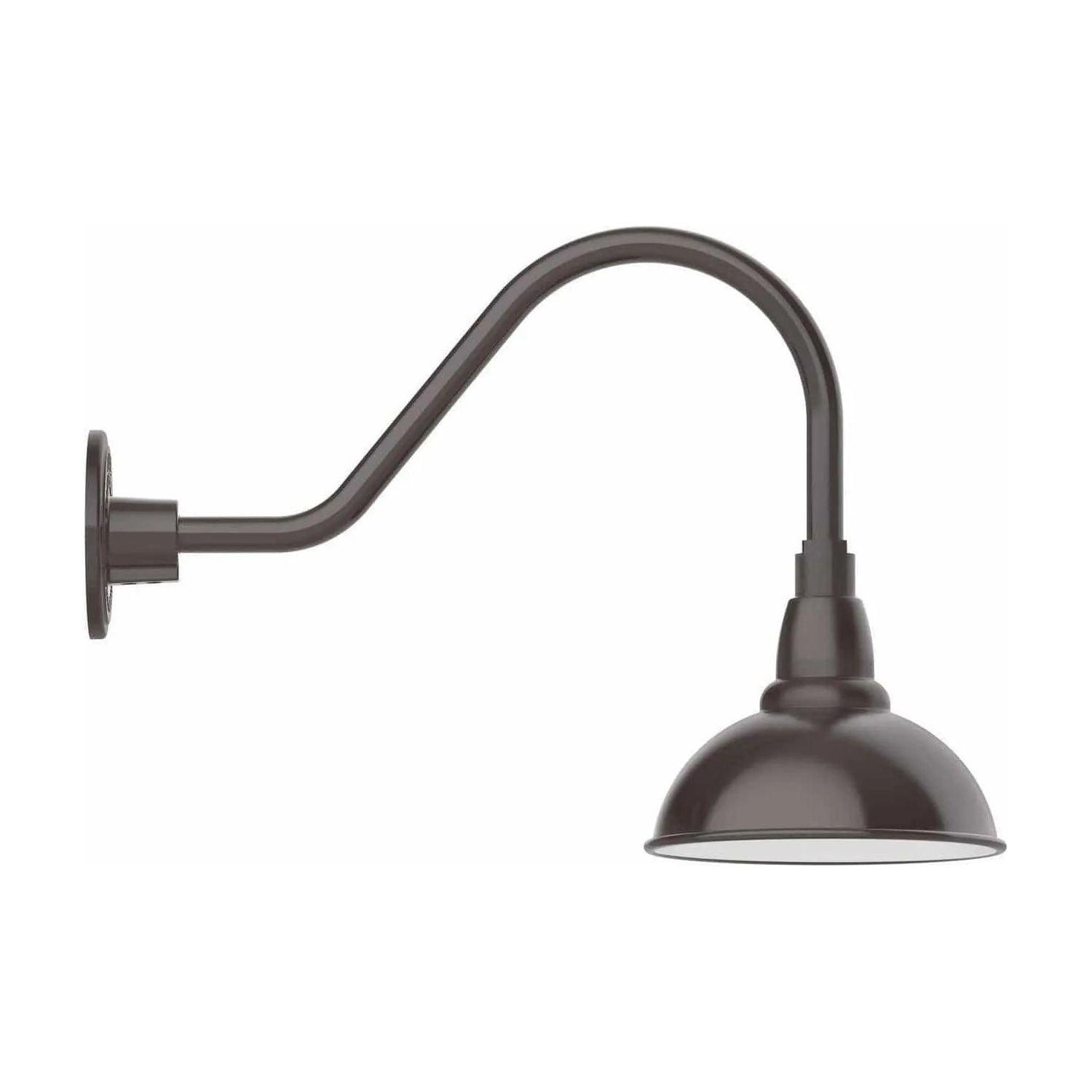 Montclair Light Works - Cafe 8" Gooseneck Wall Light - GNA105-51 - Canada Light Shop