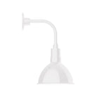 Montclair Light Works - Deep Bowl 10" Curved Arm Wall Light - GNT115-44 - Canada Light Shop