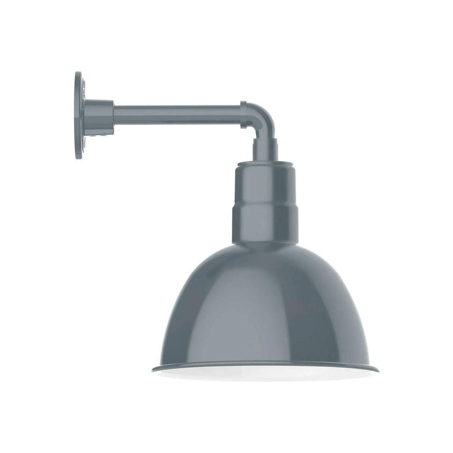 Montclair Light Works - Deep Bowl 12" Straight Arm Wall Light - GNN116-40 - Canada Light Shop