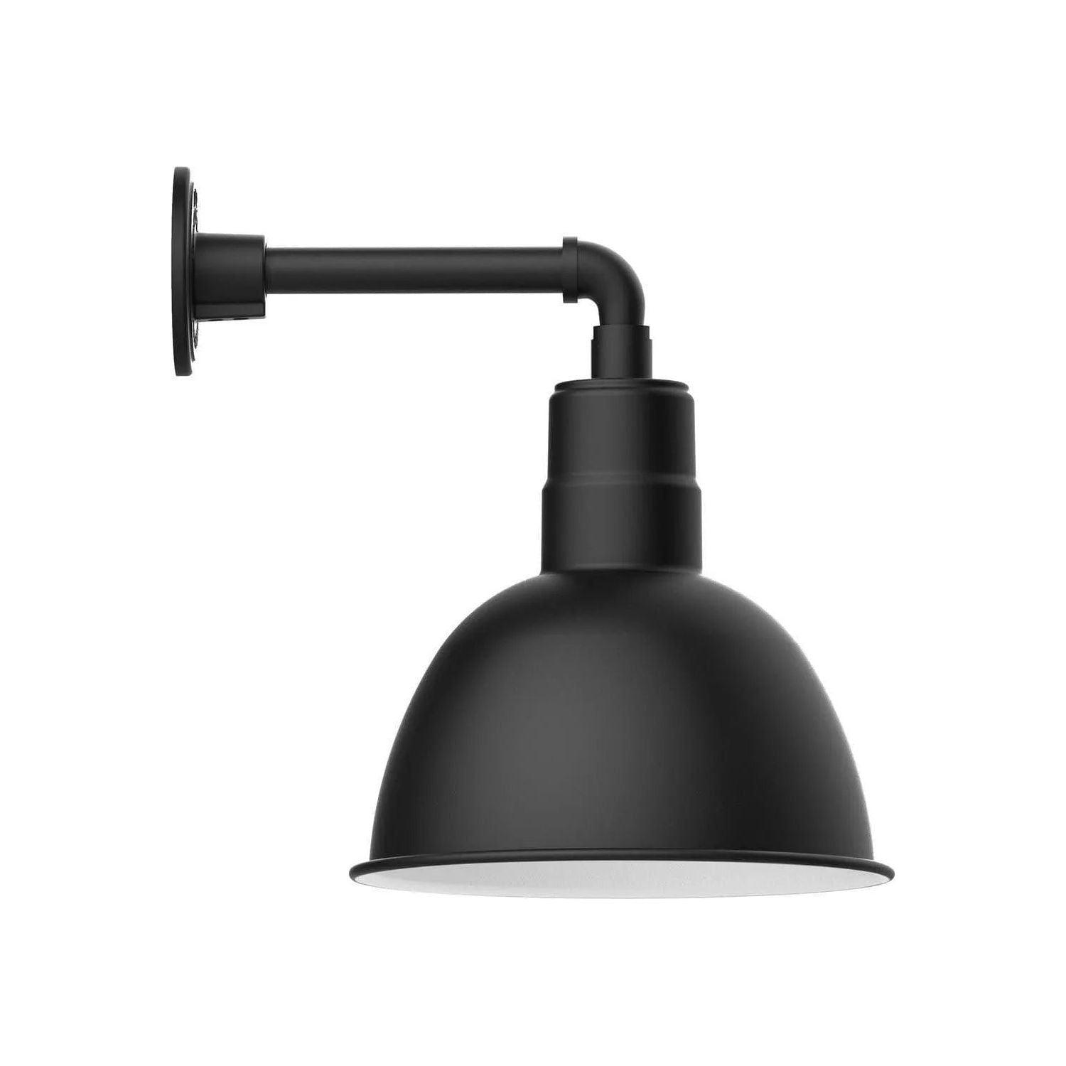 Montclair Light Works - Deep Bowl 12" Straight Arm Wall Light - GNN116-41 - Canada Light Shop