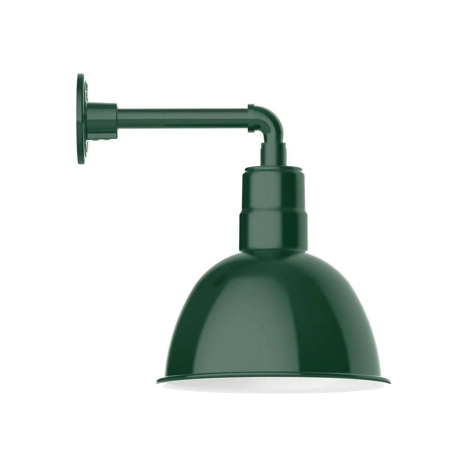 Montclair Light Works - Deep Bowl 12" Straight Arm Wall Light - GNN116-42 - Canada Light Shop