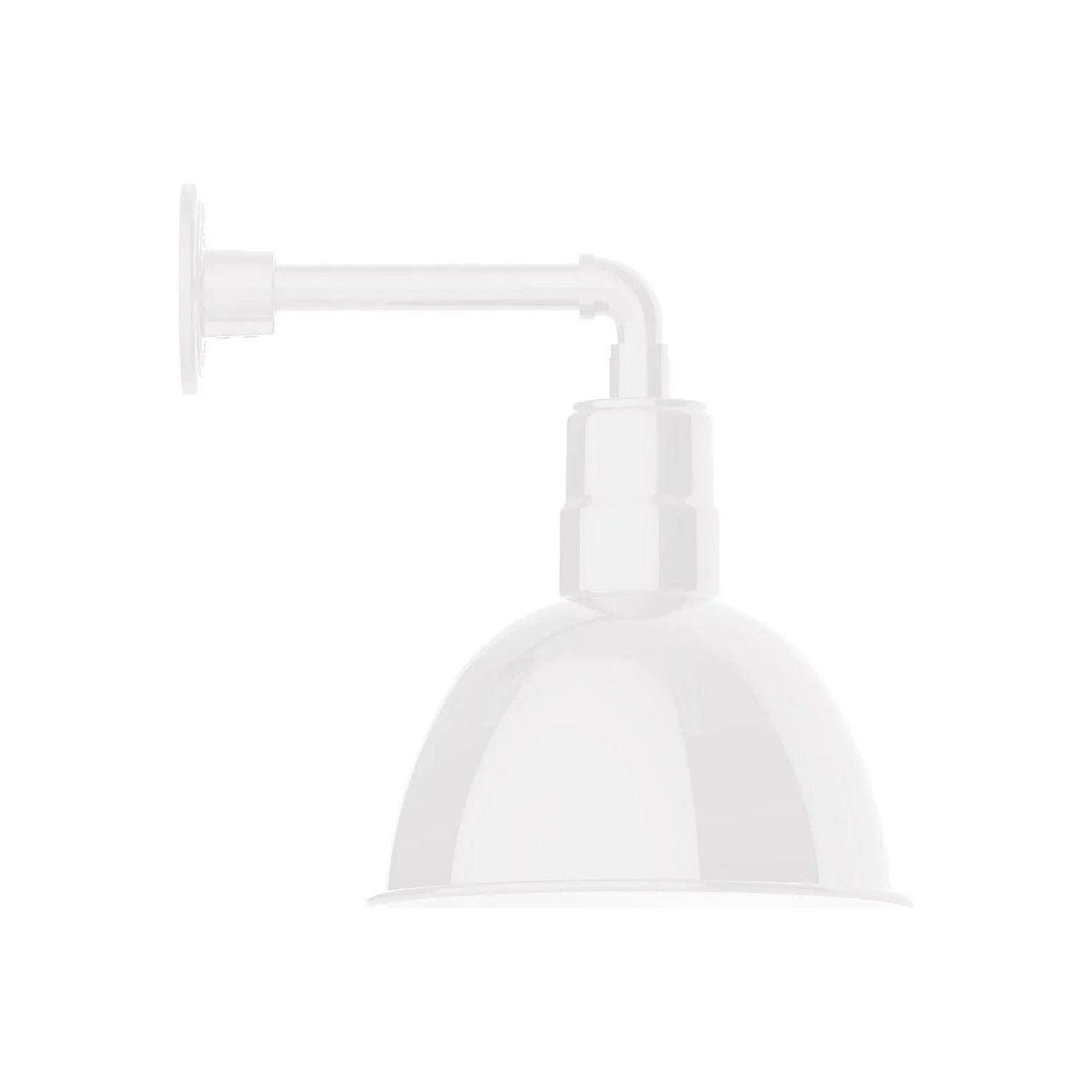 Montclair Light Works - Deep Bowl 12" Straight Arm Wall Light - GNN116-44 - Canada Light Shop