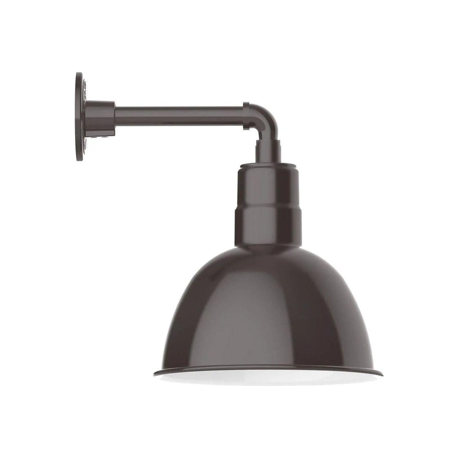 Montclair Light Works - Deep Bowl 12" Straight Arm Wall Light - GNN116-51 - Canada Light Shop