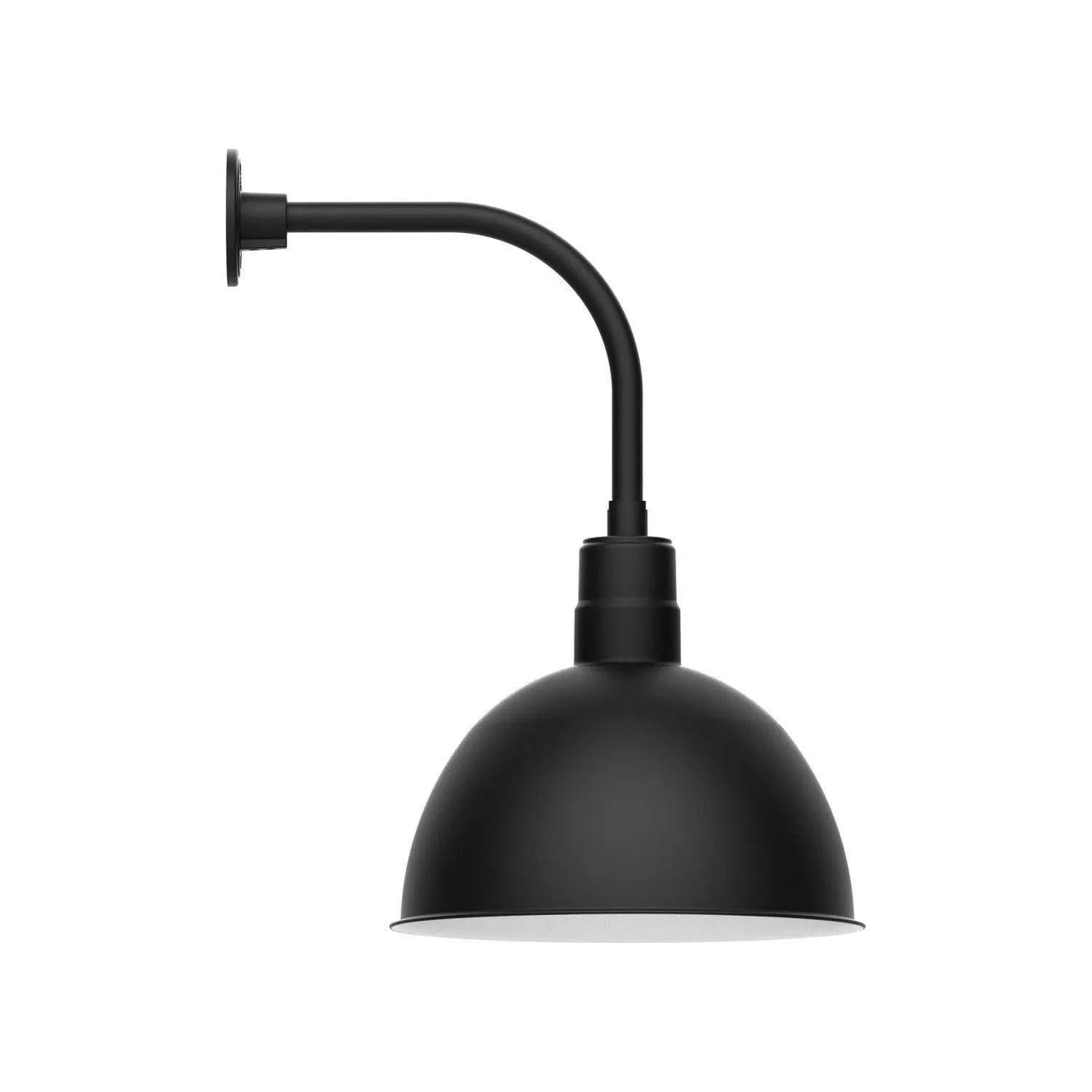 Montclair Light Works - Deep Bowl 16" Curved Arm Wall Light - GNU117-41 - Canada Light Shop