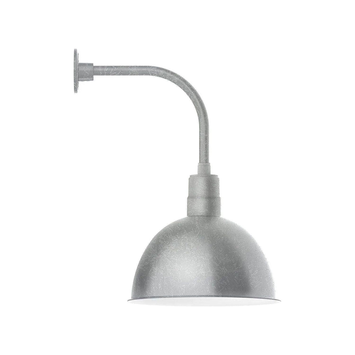 Montclair Light Works - Deep Bowl 16" Curved Arm Wall Light - GNU117-49 - Canada Light Shop