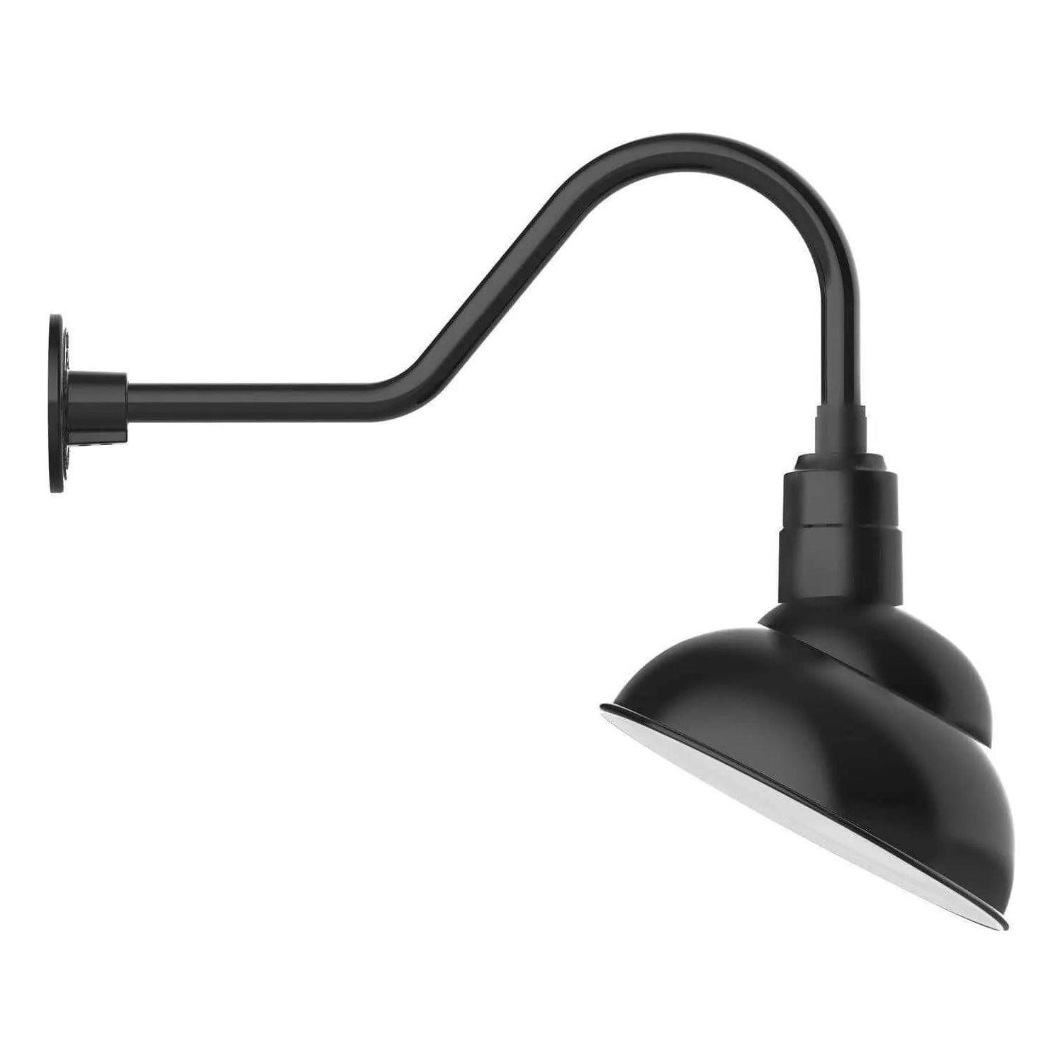 Montclair Light Works - Emblem 12" Gooseneck Wall Light - GNB121-41 - Canada Light Shop