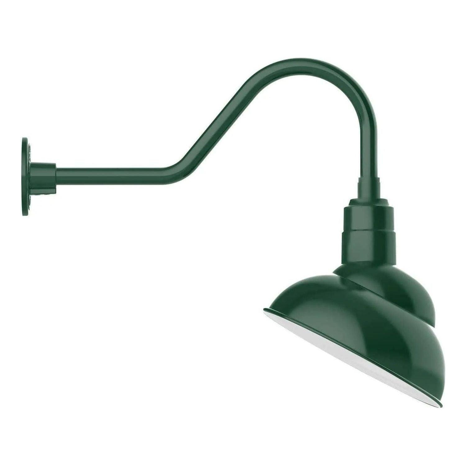 Montclair Light Works - Emblem 12" Gooseneck Wall Light - GNB121-42 - Canada Light Shop