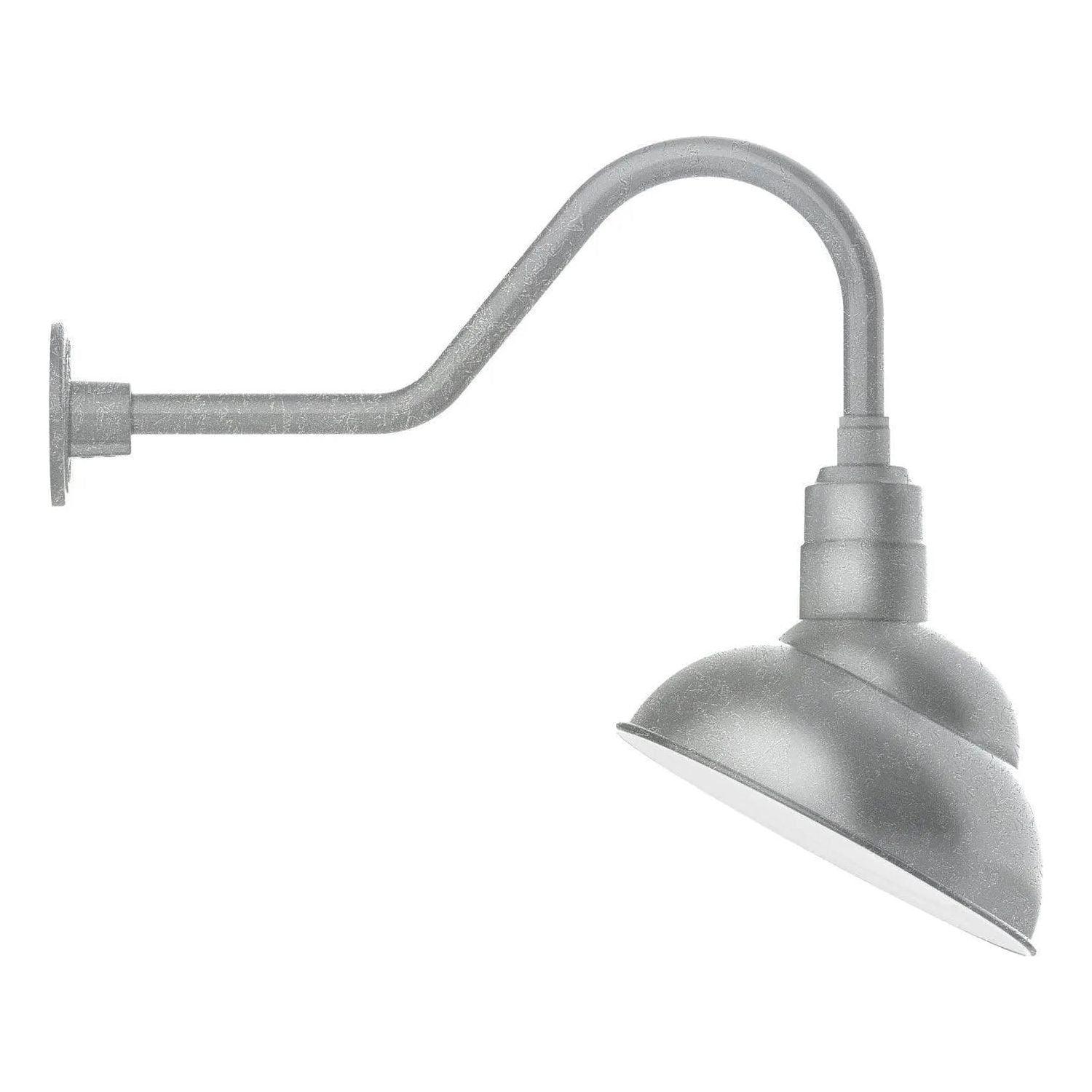 Montclair Light Works - Emblem 12" Gooseneck Wall Light - GNB121-49 - Canada Light Shop