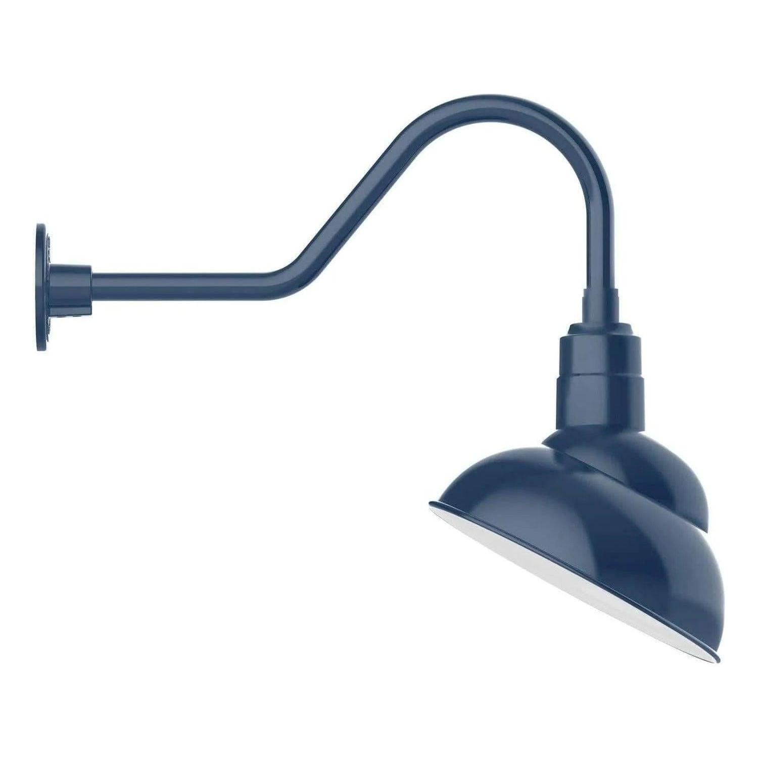 Montclair Light Works - Emblem 12" Gooseneck Wall Light - GNB121-50 - Canada Light Shop
