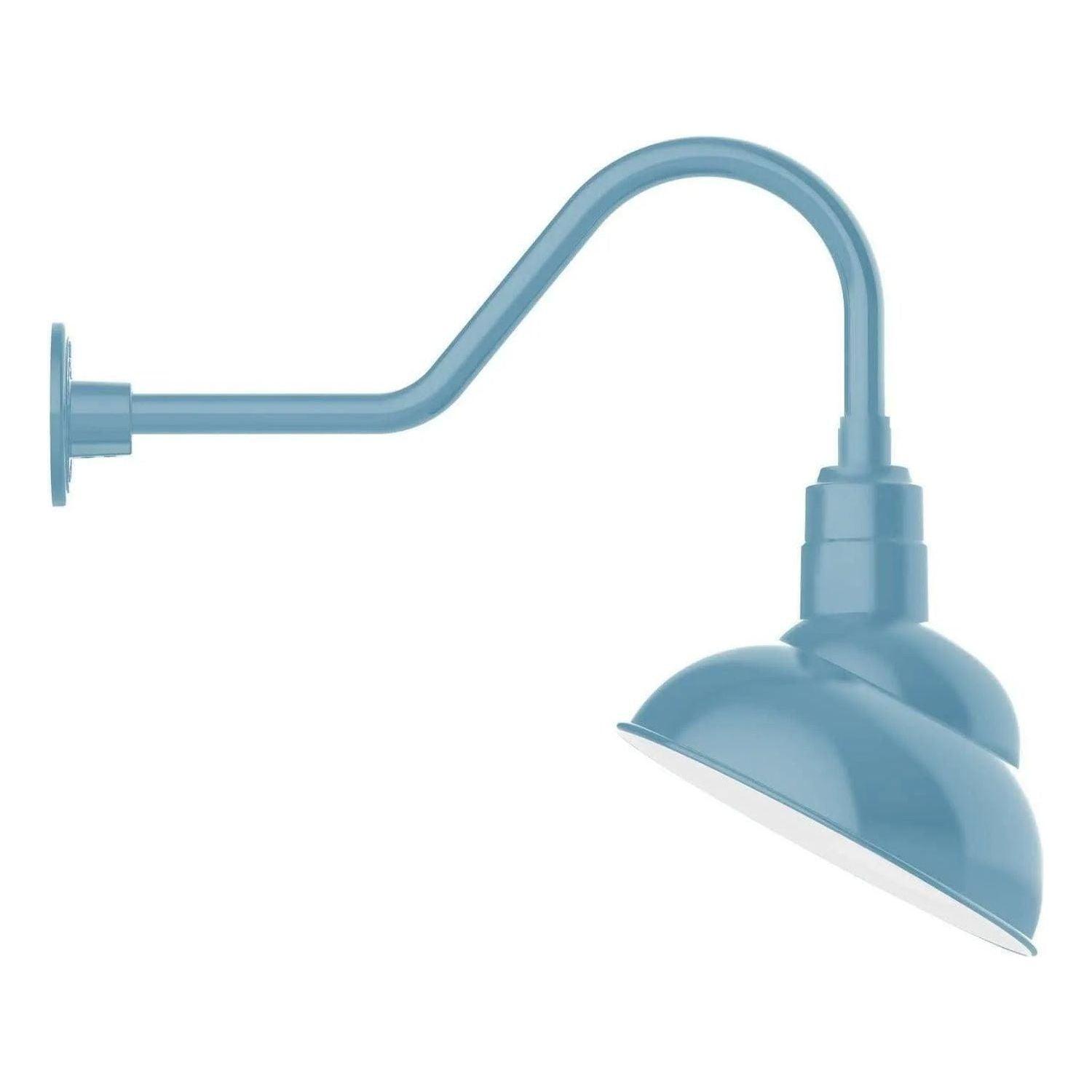Montclair Light Works - Emblem 12" Gooseneck Wall Light - GNB121-54 - Canada Light Shop