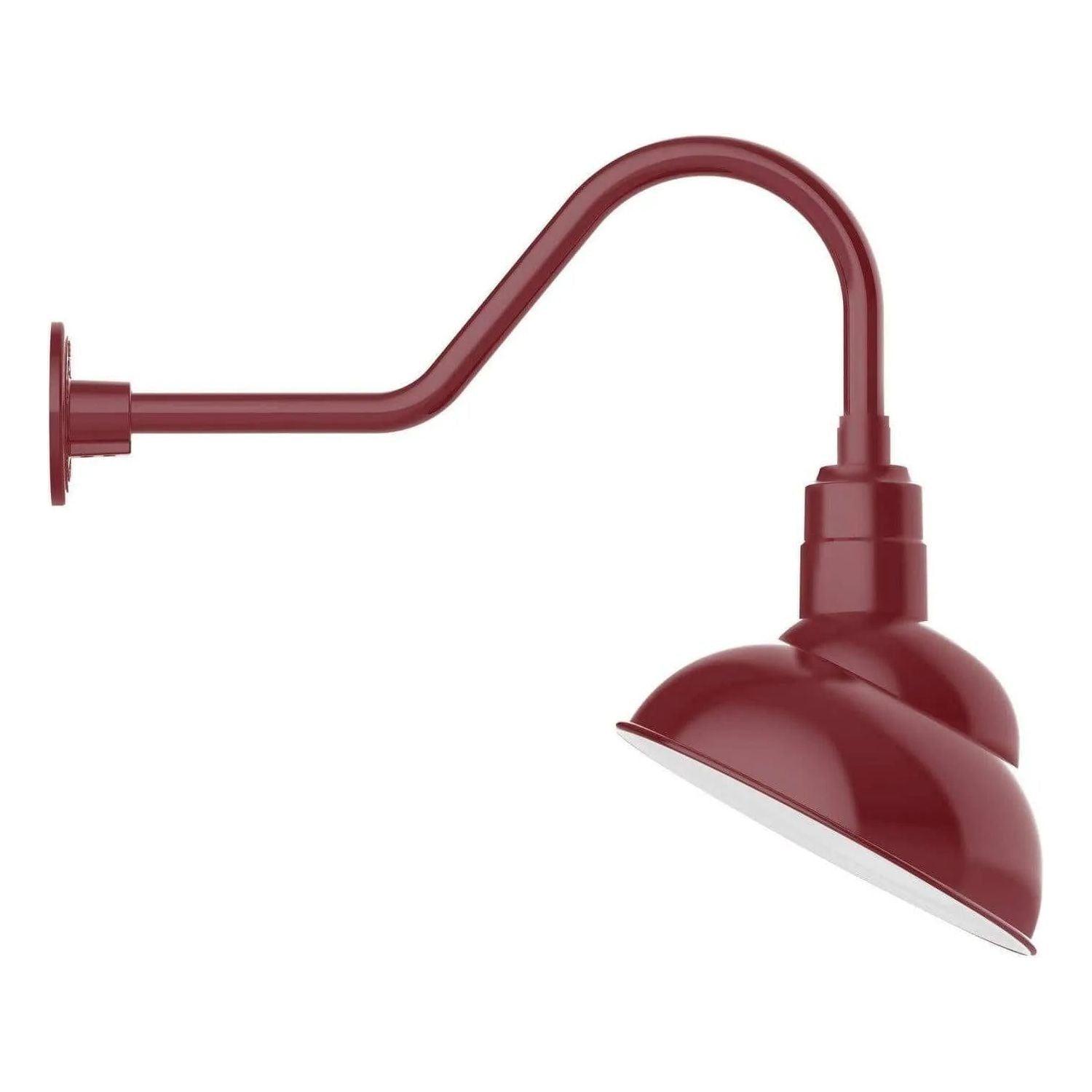 Montclair Light Works - Emblem 12" Gooseneck Wall Light - GNB121-55 - Canada Light Shop