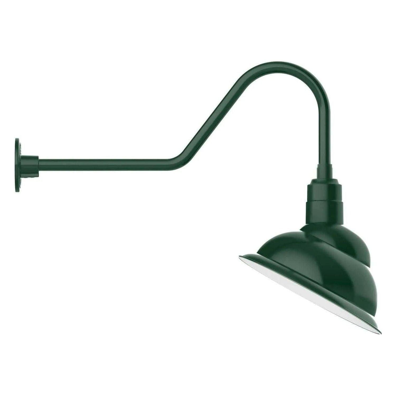 Montclair Light Works - Emblem 14" Gooseneck Wall Light - GNC122-42 - Canada Light Shop