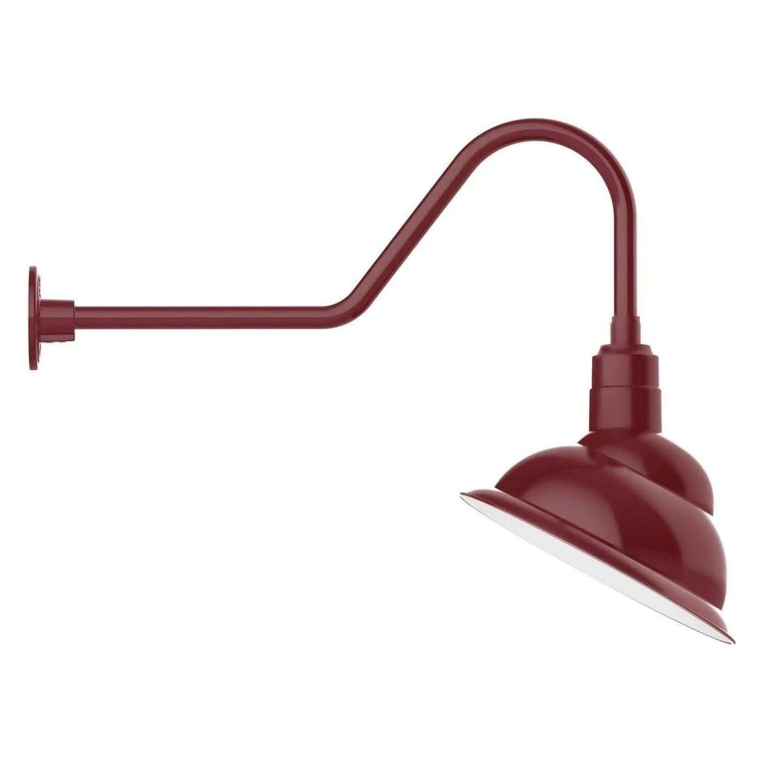 Montclair Light Works - Emblem 14" Gooseneck Wall Light - GNC122-55 - Canada Light Shop