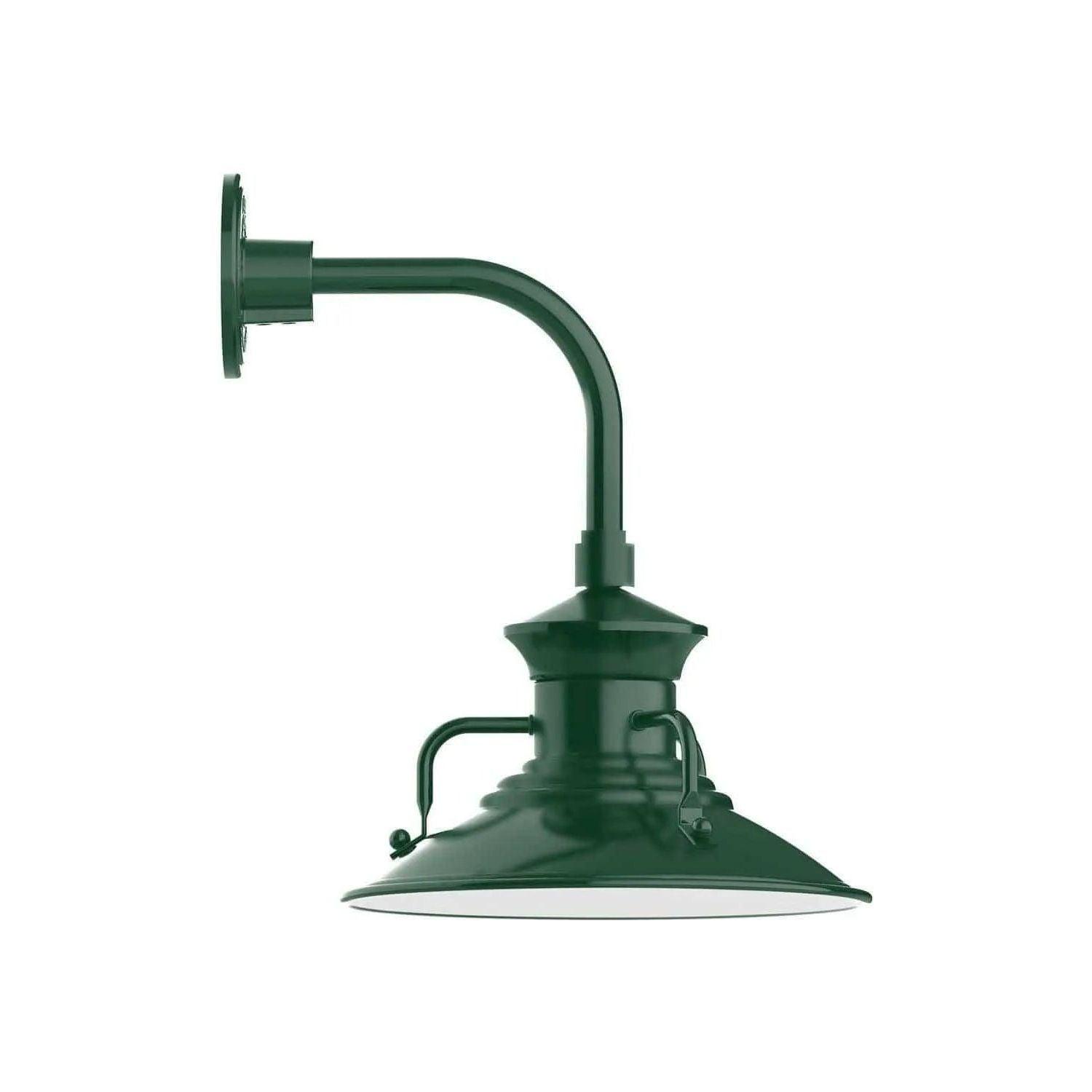 Montclair Light Works - Homestead 12" Curved Arm Wall Light - GNT142-42 - Canada Light Shop