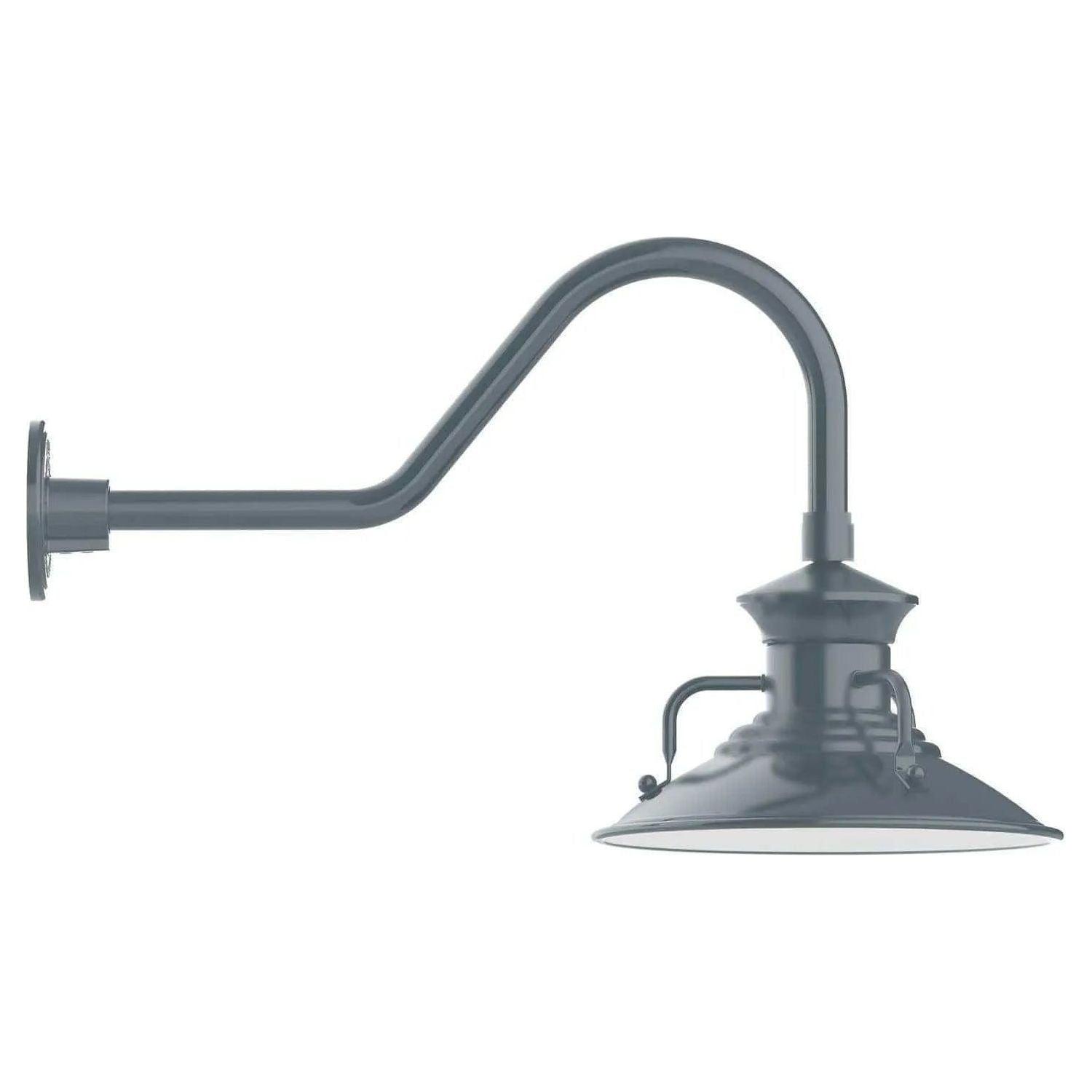 Montclair Light Works - Homestead 12" Gooseneck Wall Light - GNB142-40 - Canada Light Shop