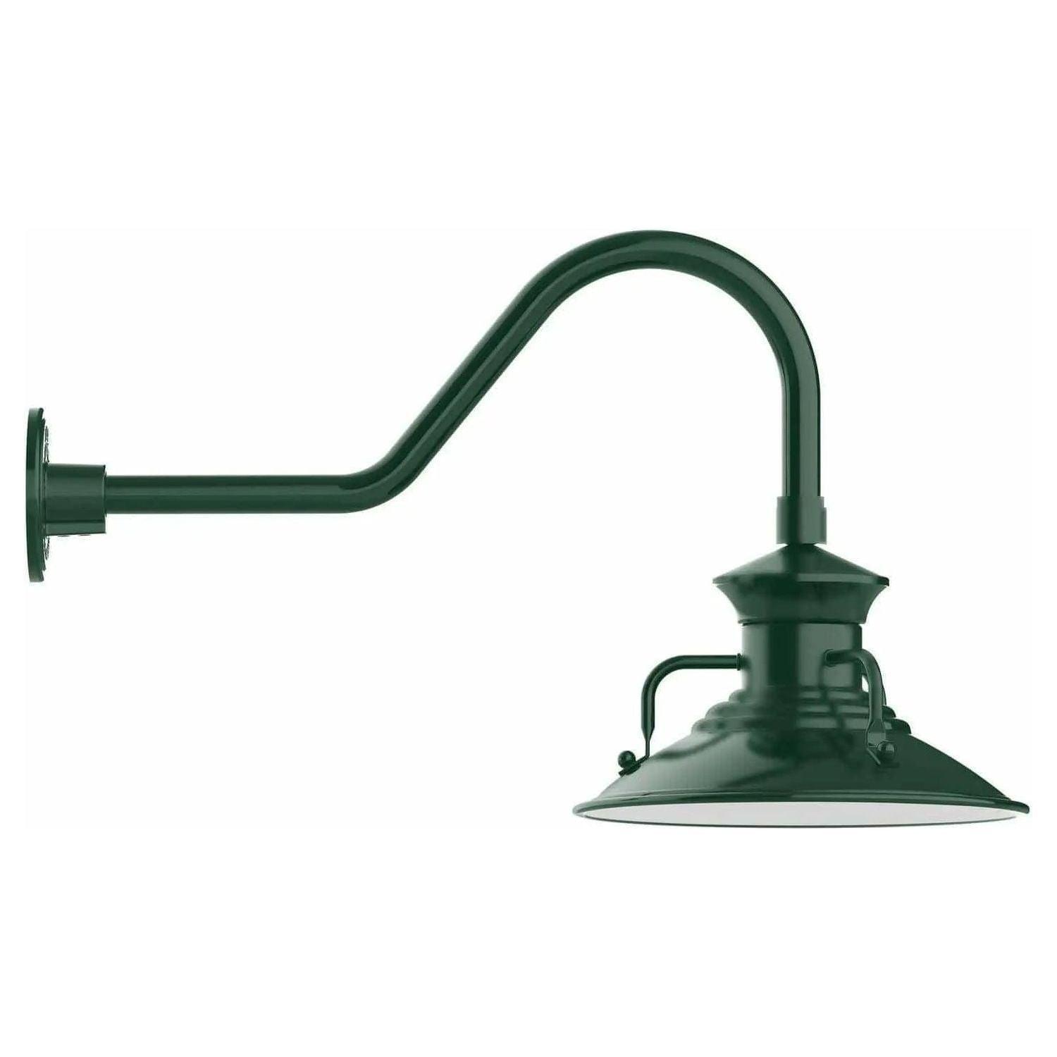 Montclair Light Works - Homestead 12" Gooseneck Wall Light - GNB142-42 - Canada Light Shop