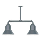 Montclair Light Works - Prima 12" 2-Light Stem Hung Pendant Light - MSD123-40 - Canada Light Shop