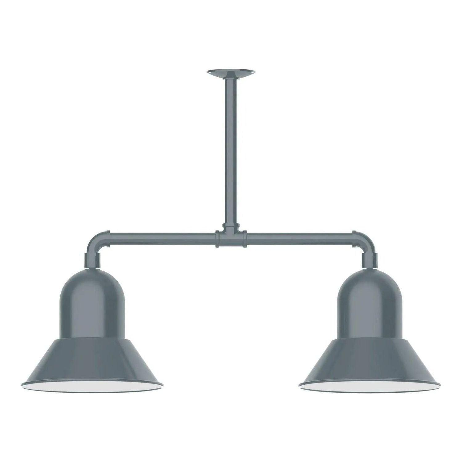 Montclair Light Works - Prima 12" 2-Light Stem Hung Pendant Light - MSD123-40 - Canada Light Shop