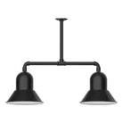 Montclair Light Works - Prima 12" 2-Light Stem Hung Pendant Light - MSD123-41 - Canada Light Shop