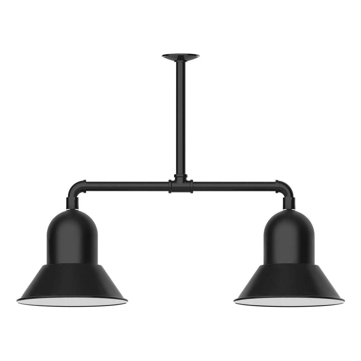 Montclair Light Works - Prima 12" 2-Light Stem Hung Pendant Light - MSD123-41 - Canada Light Shop