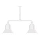 Montclair Light Works - Prima 12" 2-Light Stem Hung Pendant Light - MSD123-44 - Canada Light Shop