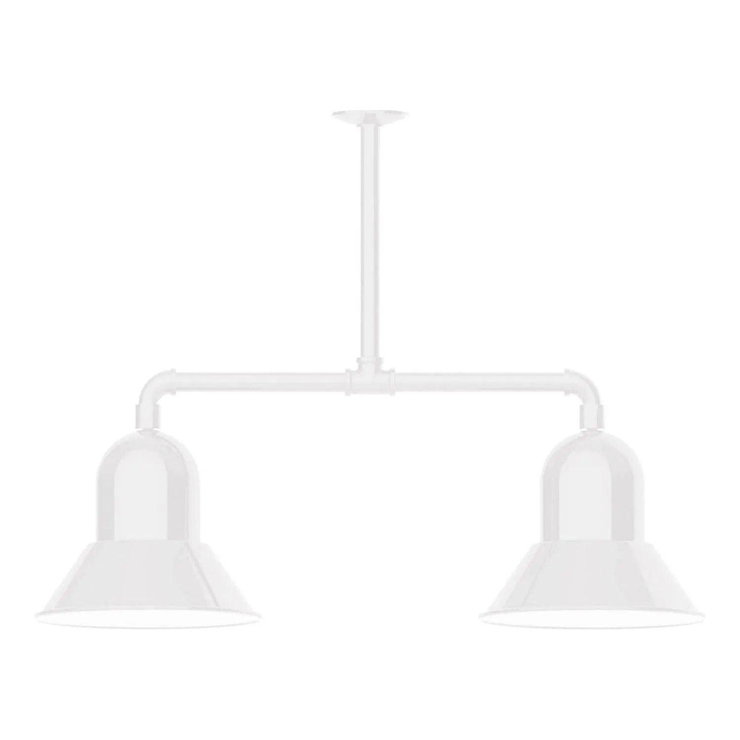 Montclair Light Works - Prima 12" 2-Light Stem Hung Pendant Light - MSD123-44 - Canada Light Shop