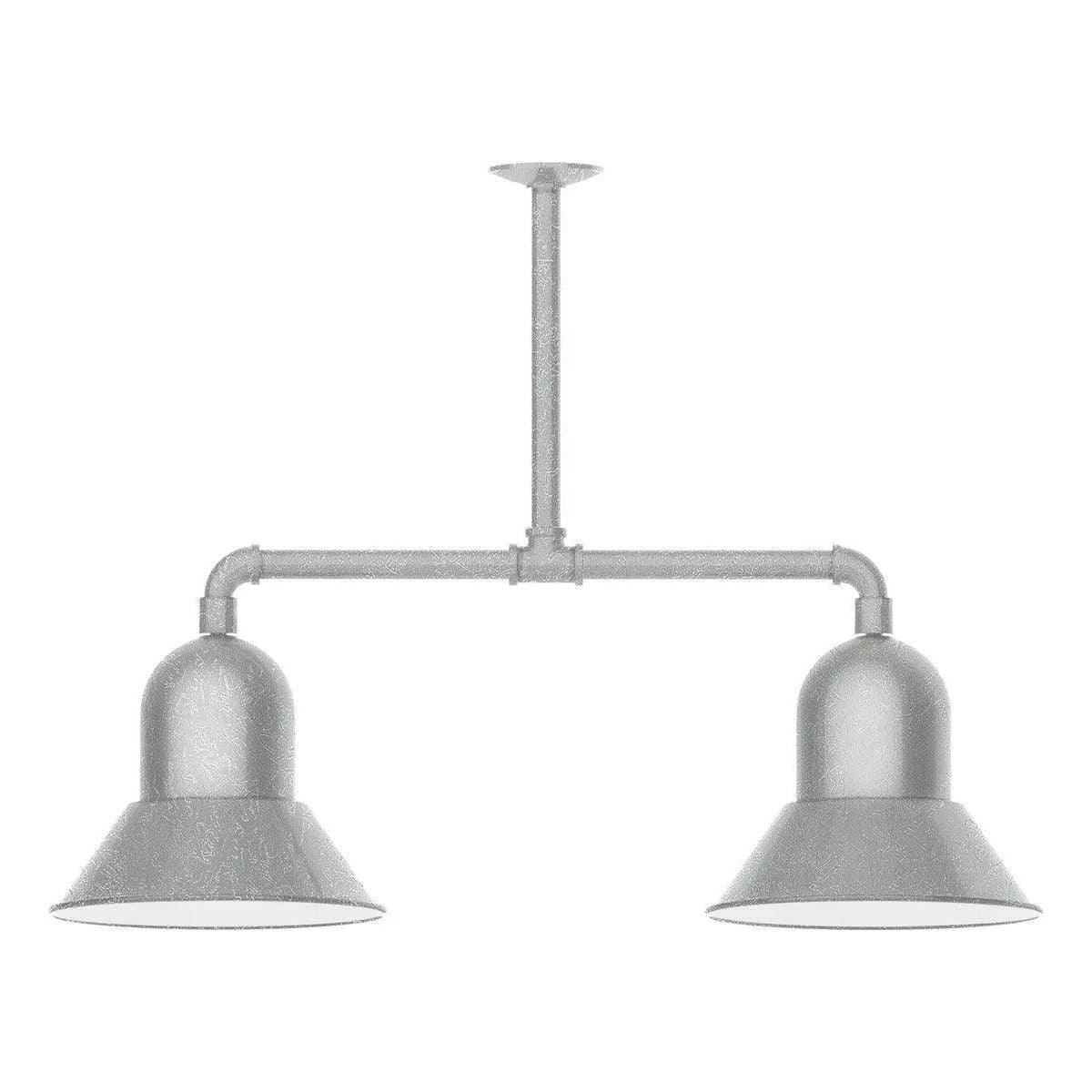 Montclair Light Works - Prima 12" 2-Light Stem Hung Pendant Light - MSD123-49 - Canada Light Shop