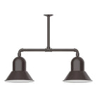 Montclair Light Works - Prima 12" 2-Light Stem Hung Pendant Light - MSD123-51 - Canada Light Shop