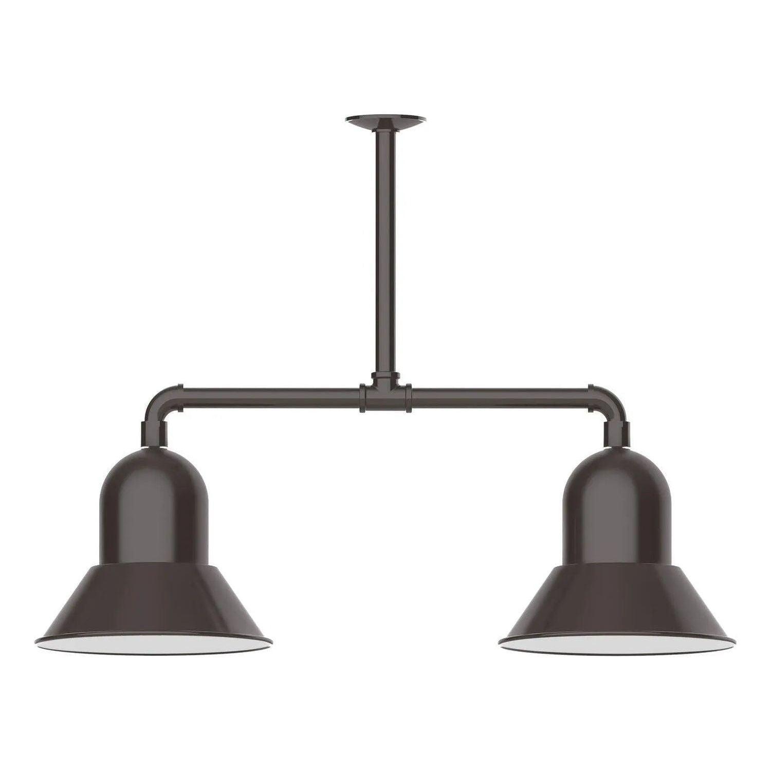 Montclair Light Works - Prima 12" 2-Light Stem Hung Pendant Light - MSD123-51 - Canada Light Shop
