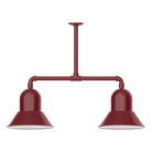 Montclair Light Works - Prima 12" 2-Light Stem Hung Pendant Light - MSD123-55 - Canada Light Shop