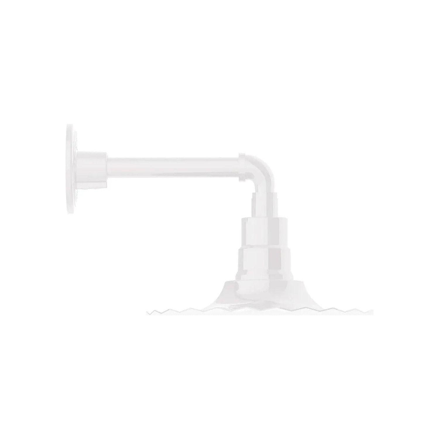 Montclair Light Works - Radial 12" Straight Arm Wall Light - GNN158-44 - Canada Light Shop