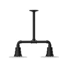 Montclair Light Works - Radial 8" 2-Light Stem Hung Pendant Light - MSB157-41 - Canada Light Shop